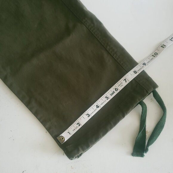 Must Way Pants Mens 36 Green Cargo Paratrooper Military Drawstring Jogger NWOT - Picture 10 of 10